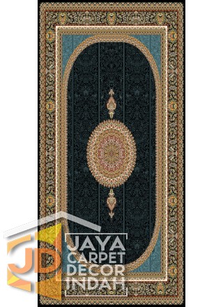 Karpet Permadani Solomon 700 Reeds Melody Black 3610 ukuran 100x150, 150x225, 200x300, 250x350, 300x400